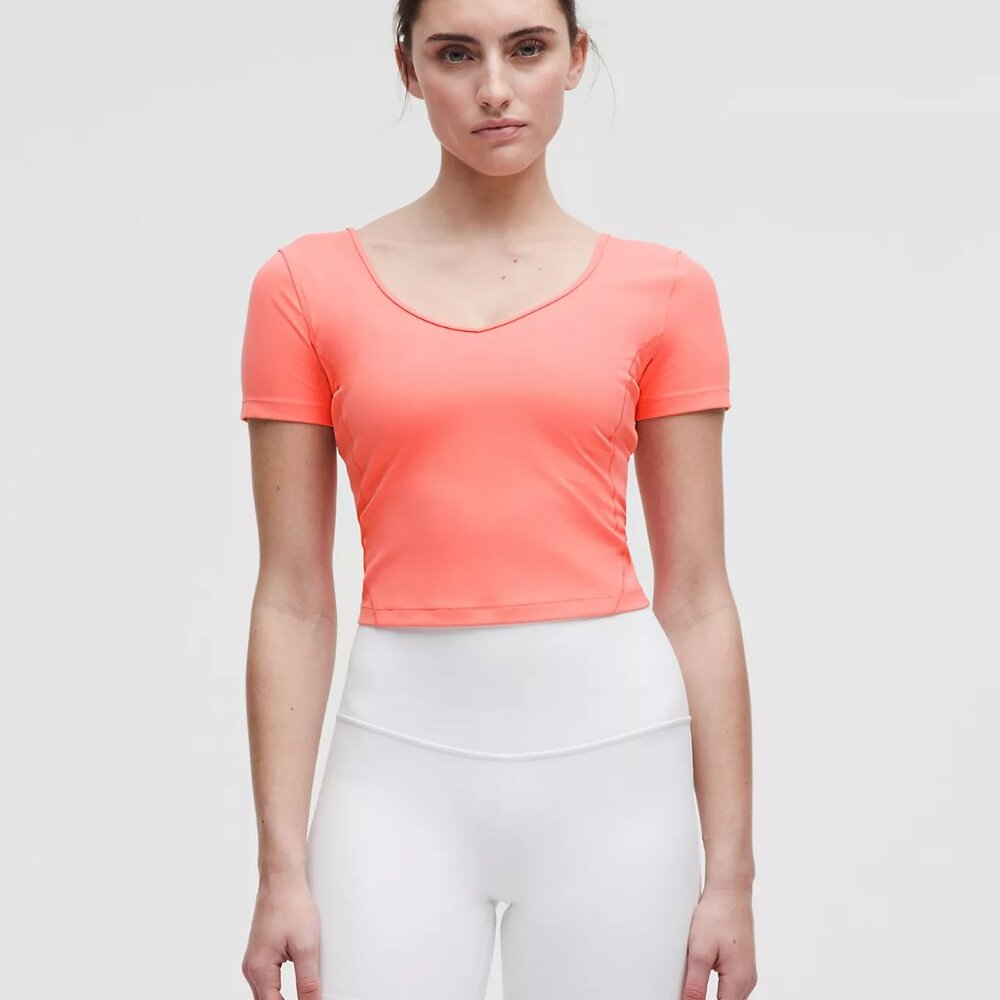 Lululemon Align™ T-Shirt Raspberry Cream Size 6